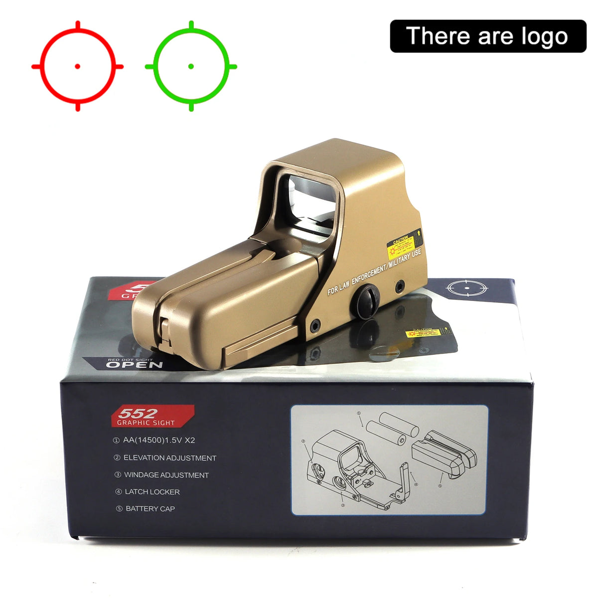 Nabila Red Dot Holographic Sight Scope For Rifle Rails