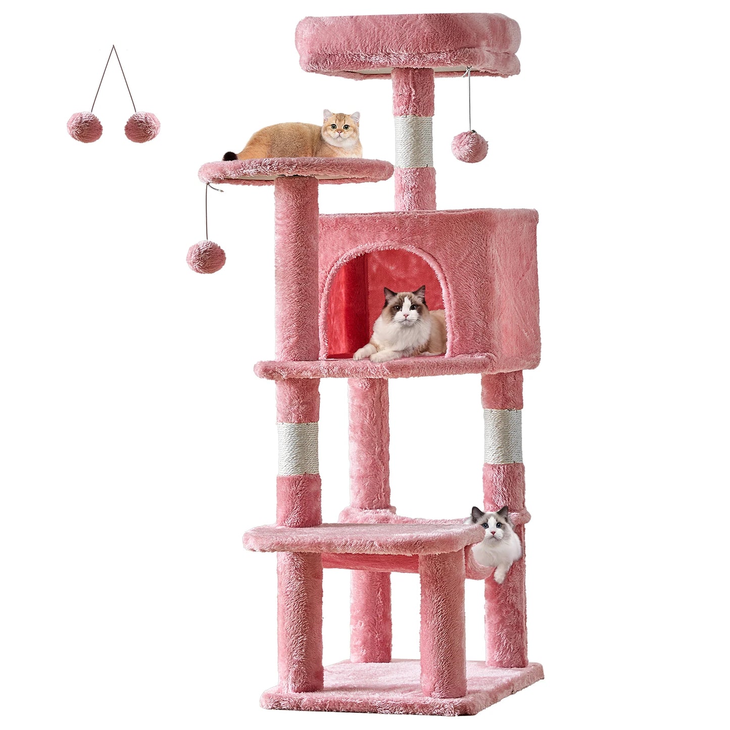 JHK Cat Tree Tall Multi Cat Climbing Tower Indoor Furniture