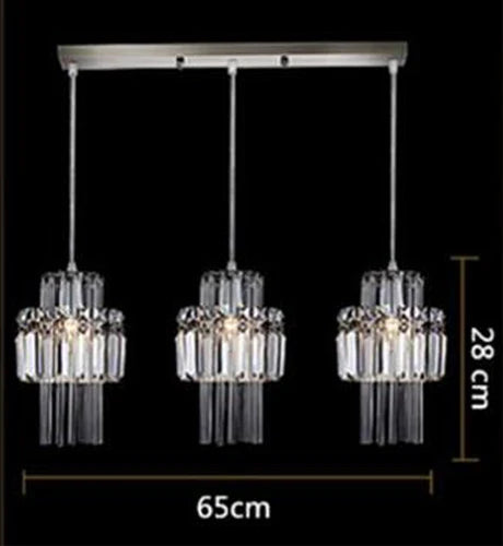 GreeLustr Crystal LED Chandelier Light Pendant Ceiling Lamp