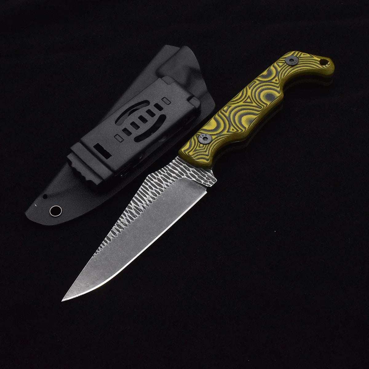 Portable Sharp Fixed Blade Knife | G10 Handle One-Piece Keel | Outdoor Jungle Survival Camping Tool