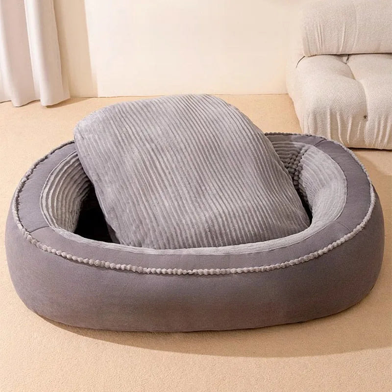 Pet Bed Donut Cushion for Dogs and Cats Soft Washable