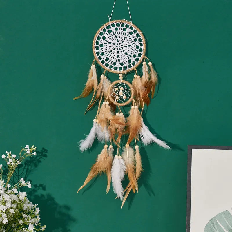 Dream Catcher Set Moon And Sun Bohemian Wall Decor