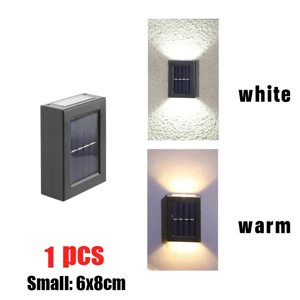 1~8PCs Wall Solar Light Waterproof Garden Solar LED Light for Outdoor Lighting Street Lamp Home Balcony Porch Yard Decoration