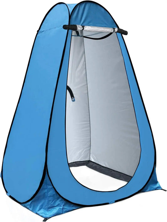 Blue  Pop Up Privacy Shower Tent