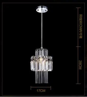 GreeLustr Crystal LED Chandelier Light Pendant Ceiling Lamp