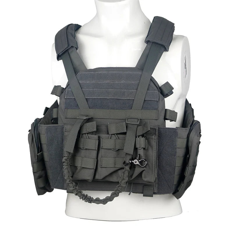 LQARMY Tactical Plate Carrier Vest for Airsoft and Outdoor Use