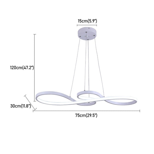 GreeLustr Nordic Led Pendant Light Modern Minimalist Chandelier