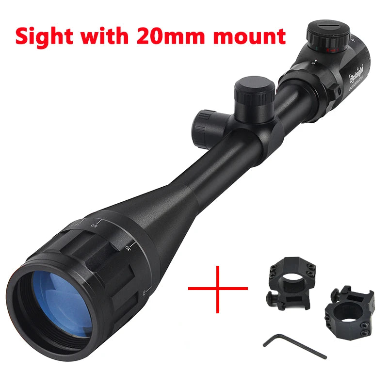 Bestsight Illuminated Tactical Hunting Rifle Scope With Red Green Reticle