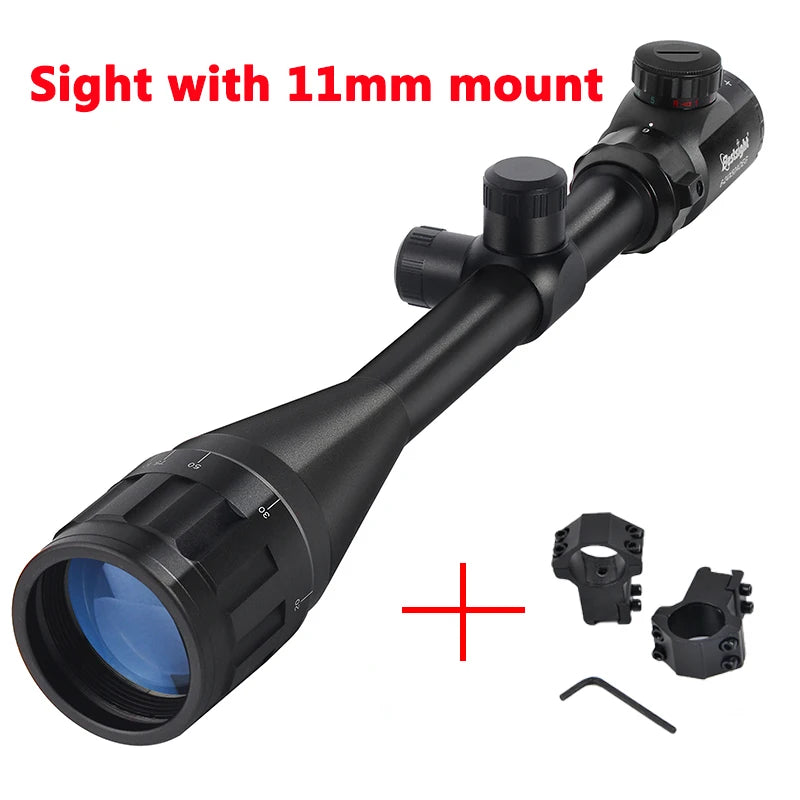 Bestsight Illuminated Tactical Hunting Rifle Scope With Red Green Reticle