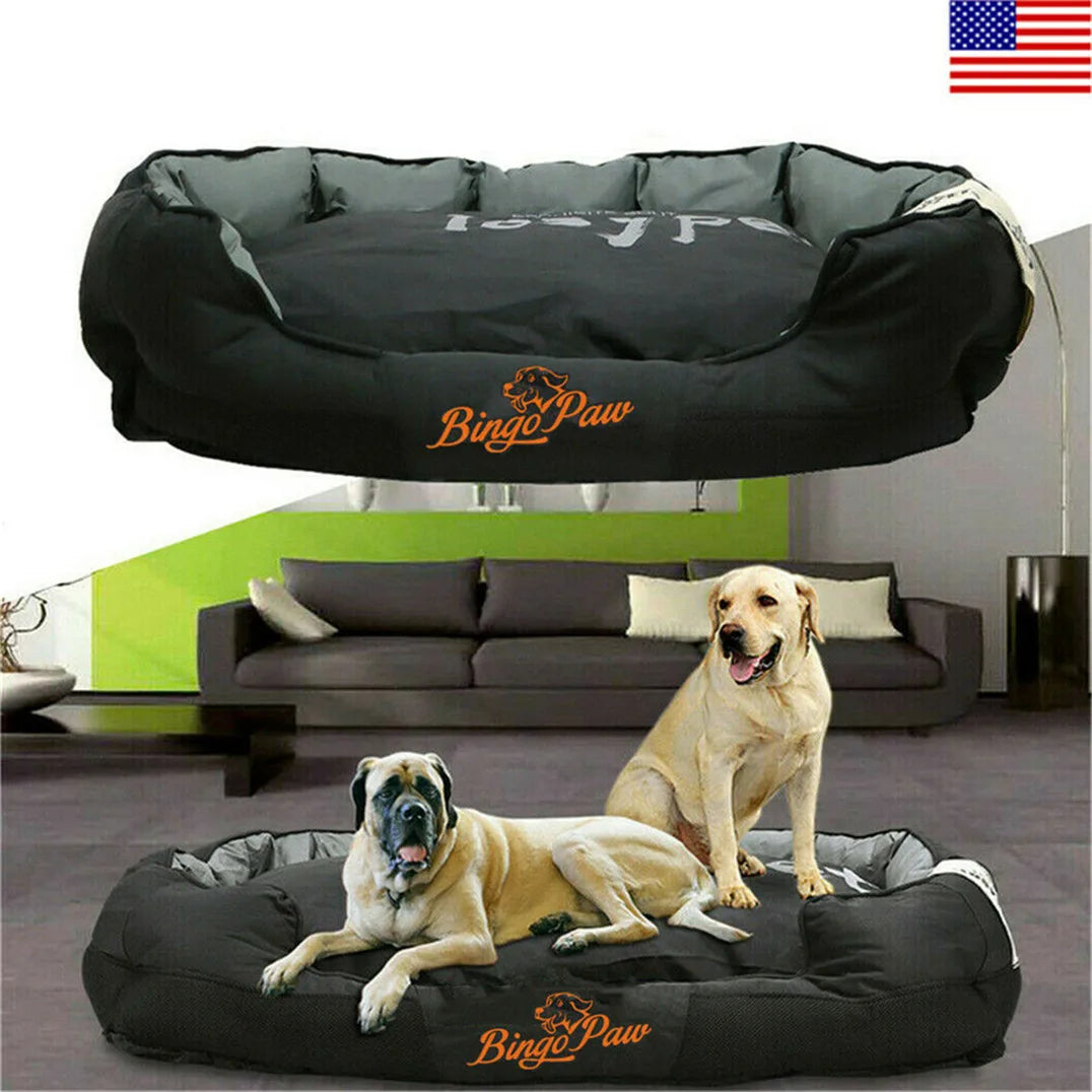BINGOPAW Waterproof Orthopedic Dog Bed Sofa Mat Kennel Washable