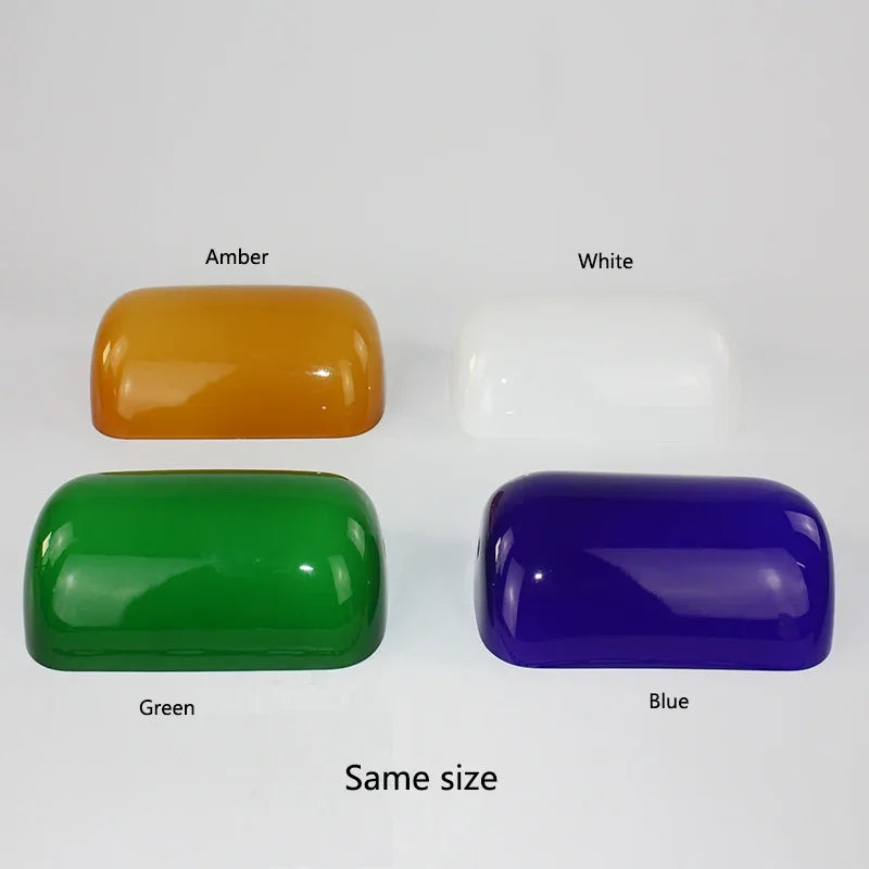 Banker Table Lamp Glass Shade Replacement Cover Premium