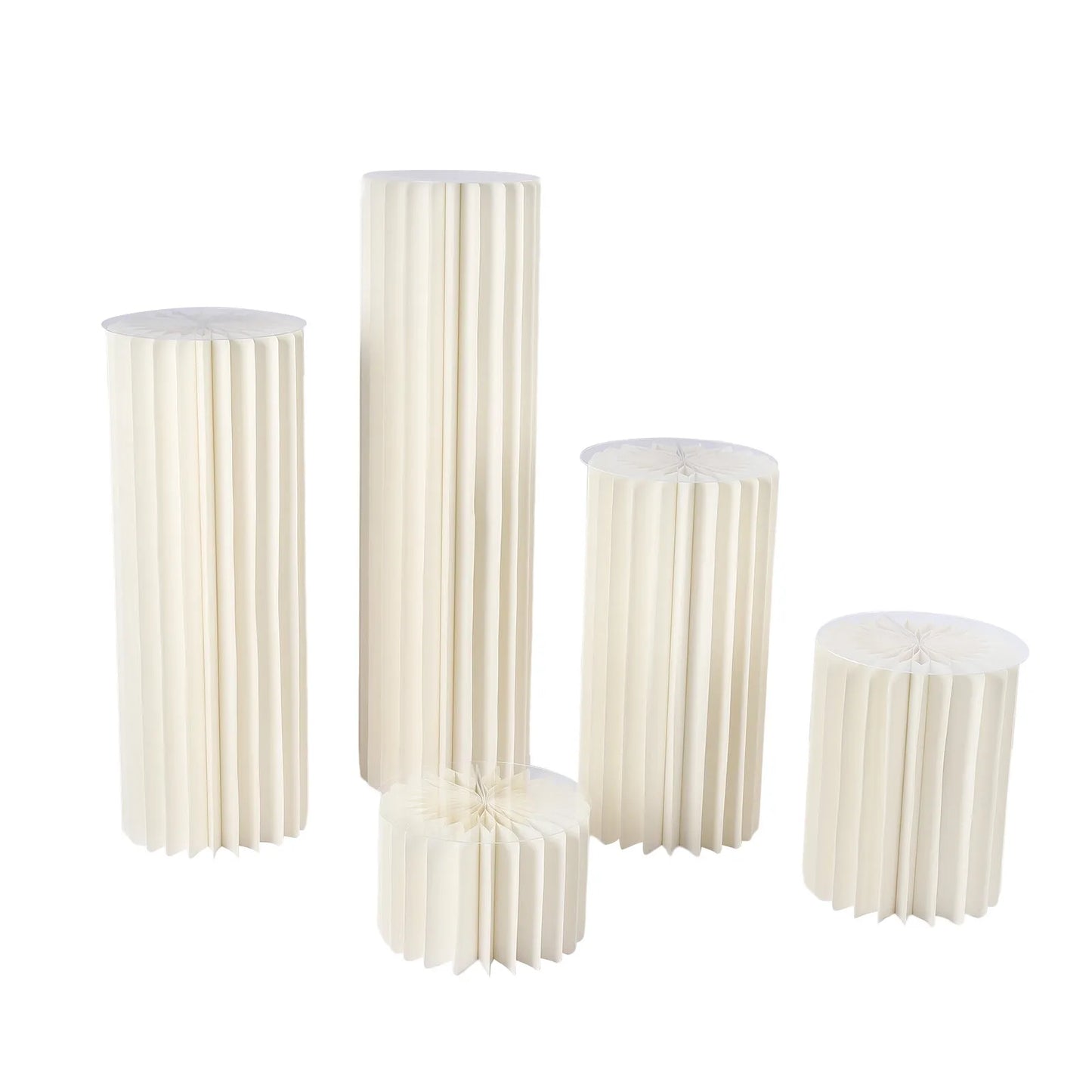 NONECN Wedding Centerpieces Cardboard Vases Set For Party Tables