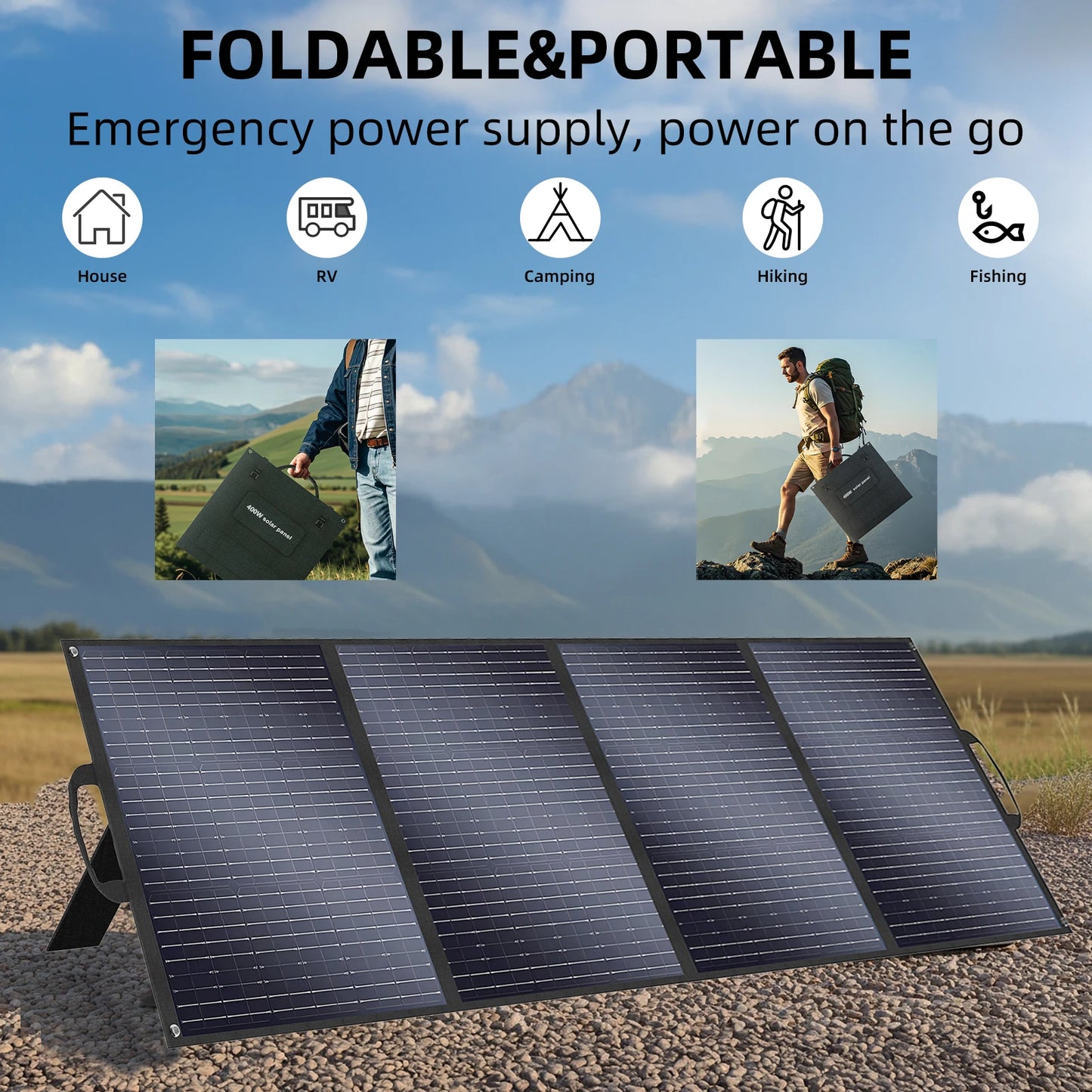 Solarplay 400W Foldable Solar Panel For RV Off Grid