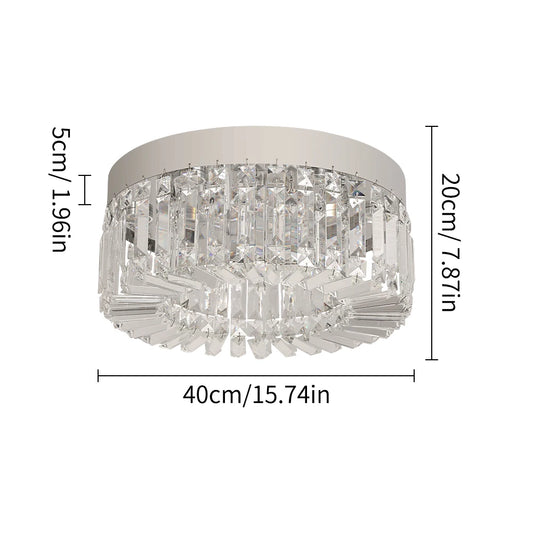 VETRULUS Crystal Ceiling Lamp Modern Living Room Chandeliers