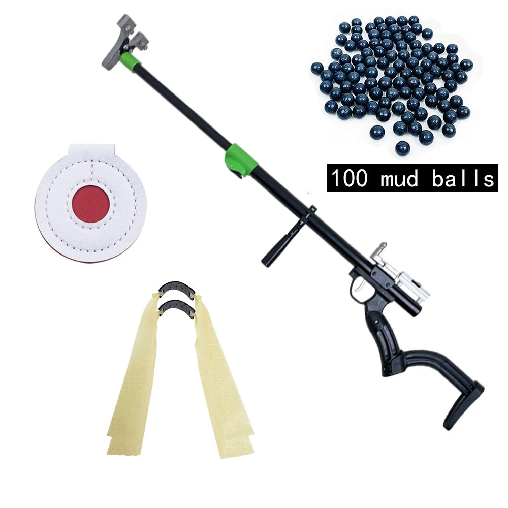 Precision Metal Slingshot With Ergonomic Handle And Trigger