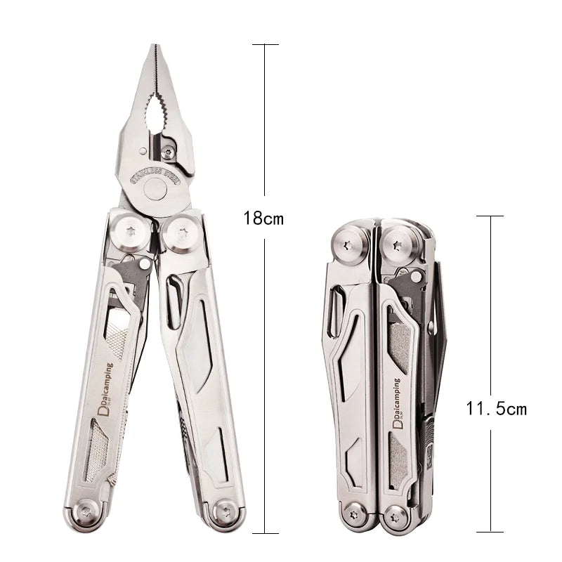 Daicamping DL30 Multitools Hand Diy Multi Tools Multi-tool Clamp Folding Knives Scissor Cutters EDC Survival Gear Manual Pliers