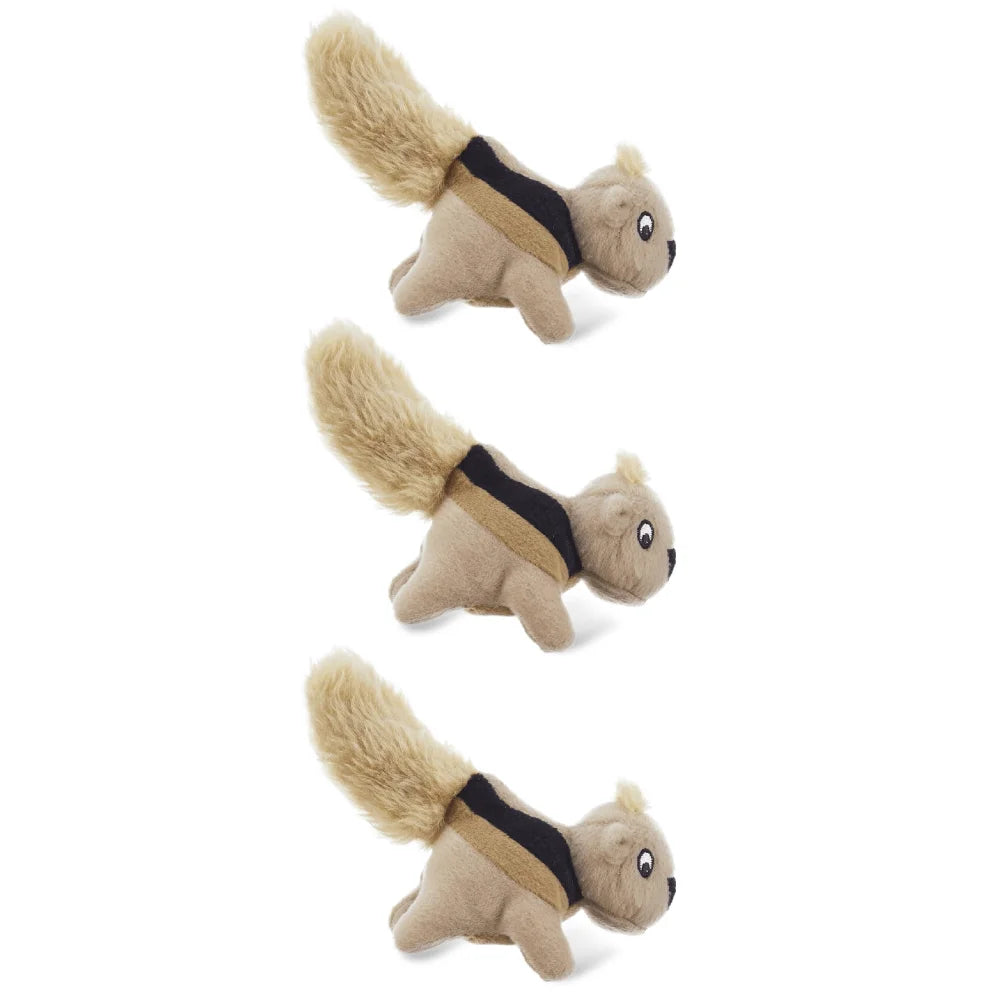 Interactive Plush Squirrel Hide And Seek Toy With Removable Squirrels
