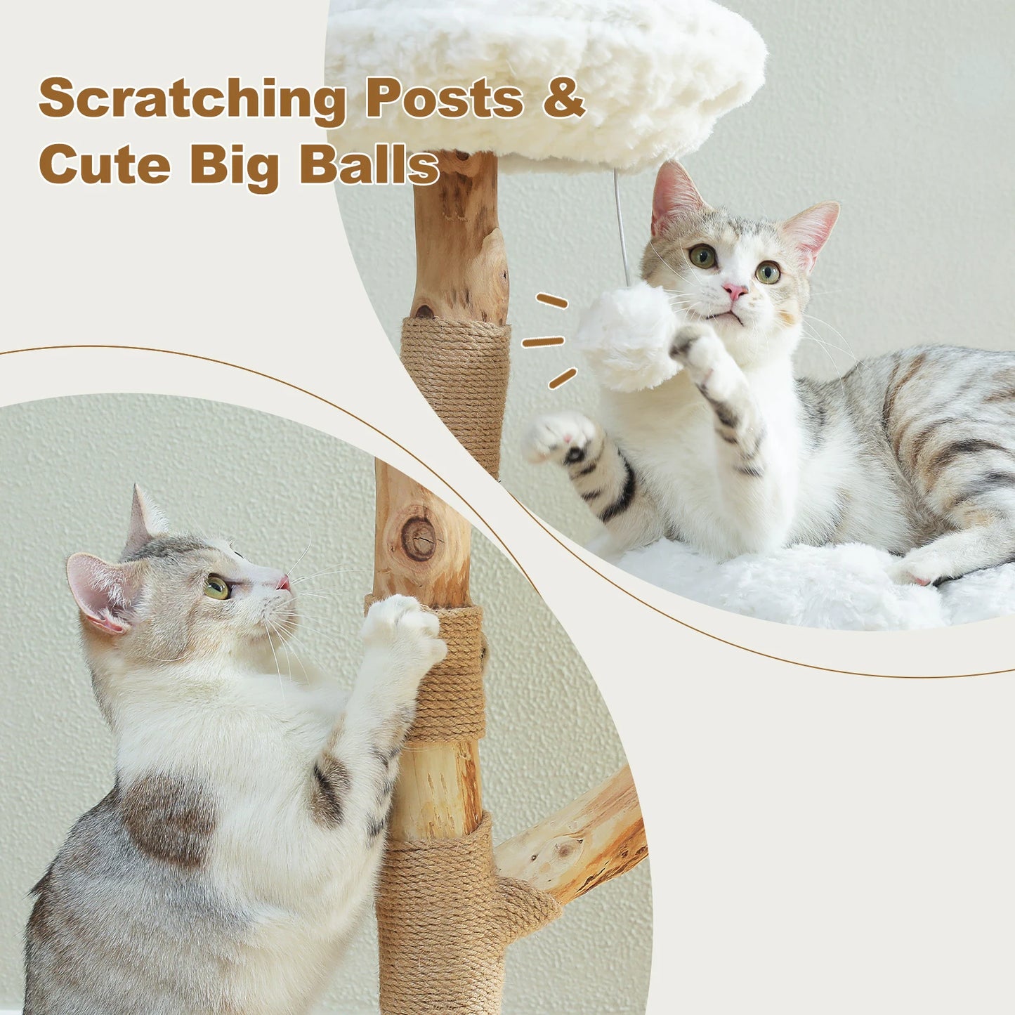 PAWZ Road Flower Cat Tree Indoor Cat Tower Scratching Posts