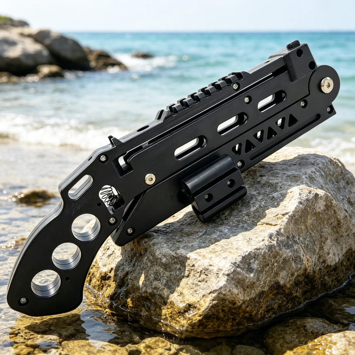 Foldable Slingshot Hunting And Survival Tool For Camping