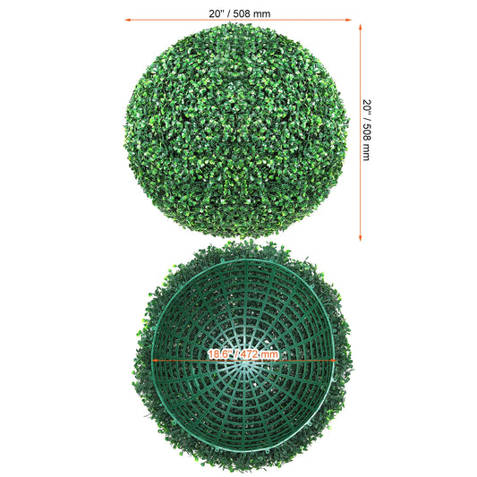 Artificial Boxwood Topiaries With LED Lights For Outdoor Decor