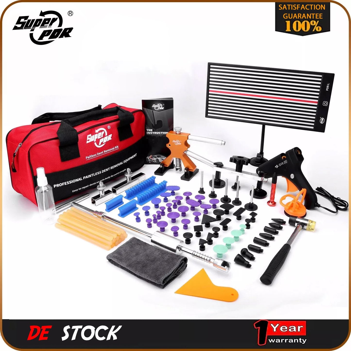 PDR Dent Removal Tool Car Dent Repair Kit Professional Grade