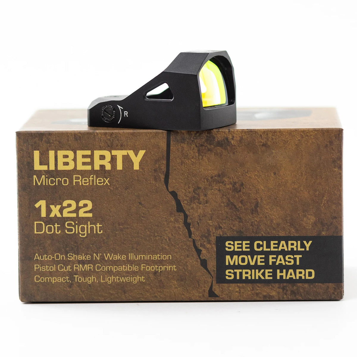 Liberty Tactical Dot Sight 1x27 3MOA Green Dot/Red dot For Handguns Hunting Parallax