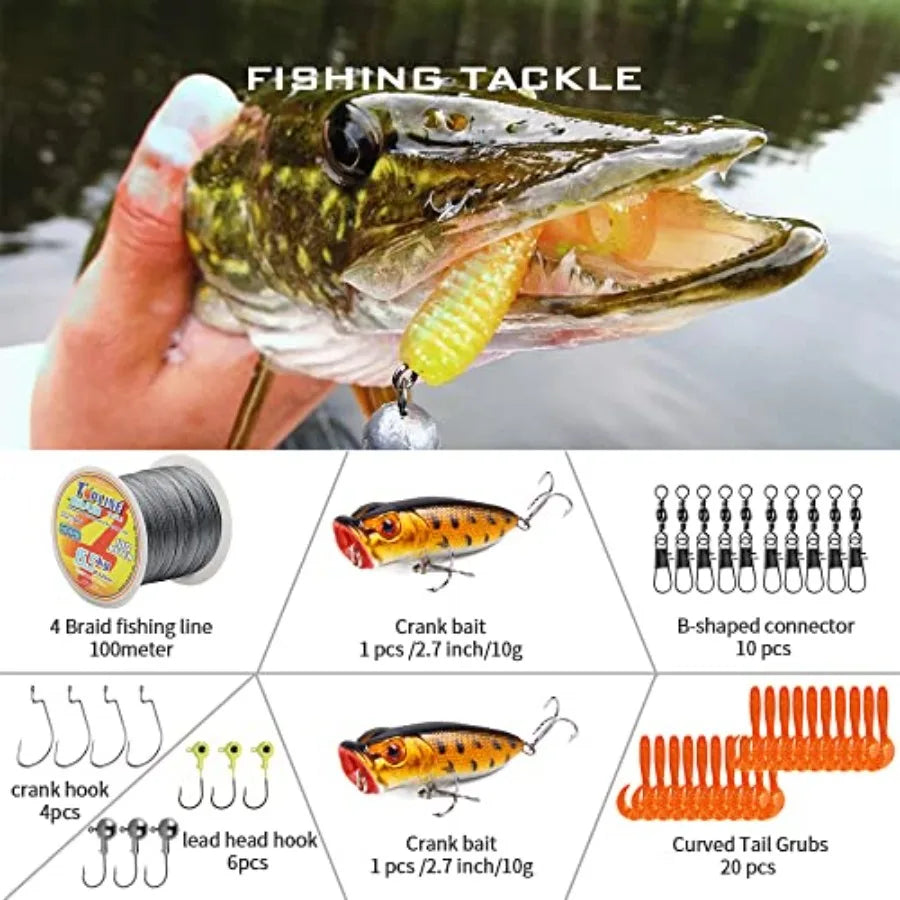 Telescopic Fishing Rod And Reel Combo Carbon Fiber Baitcasting Reel