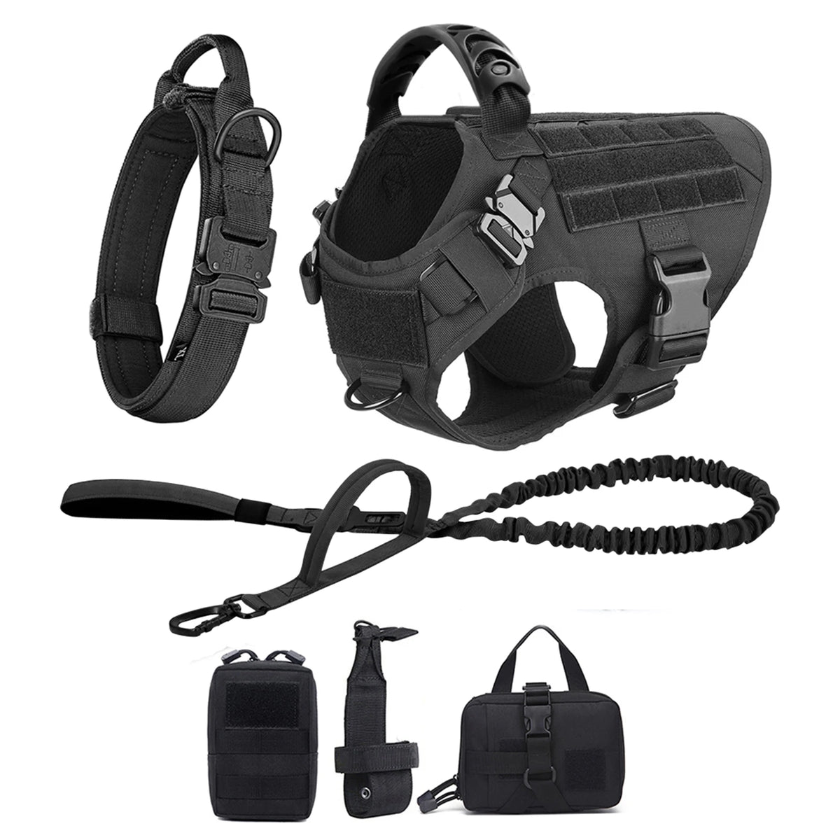 Nylon Breakaway Padded Dog Harness And Leash Set For Walking