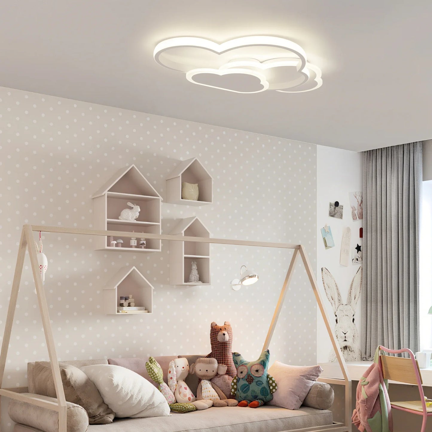 LED Cloud Ceiling Light For Home Decor, Modern Chandelier