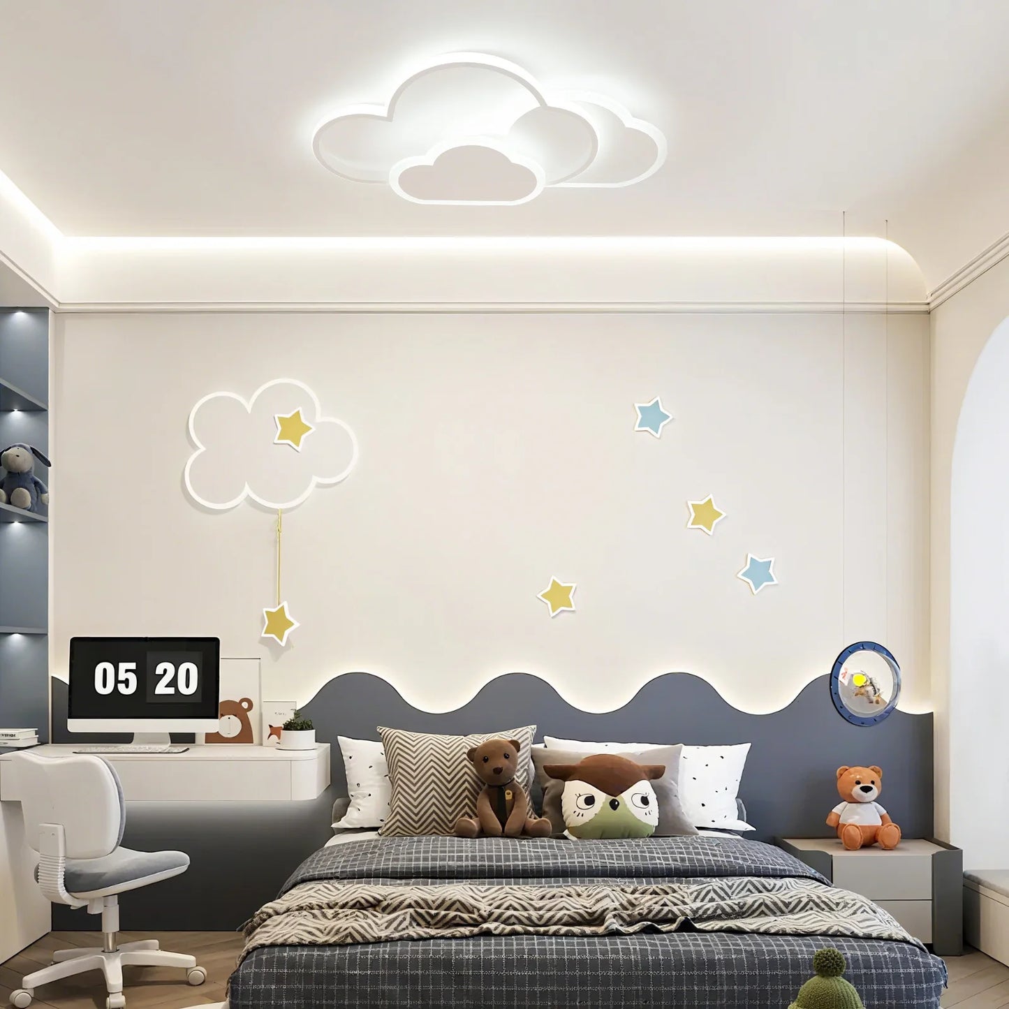 LED Cloud Ceiling Light For Home Decor, Modern Chandelier