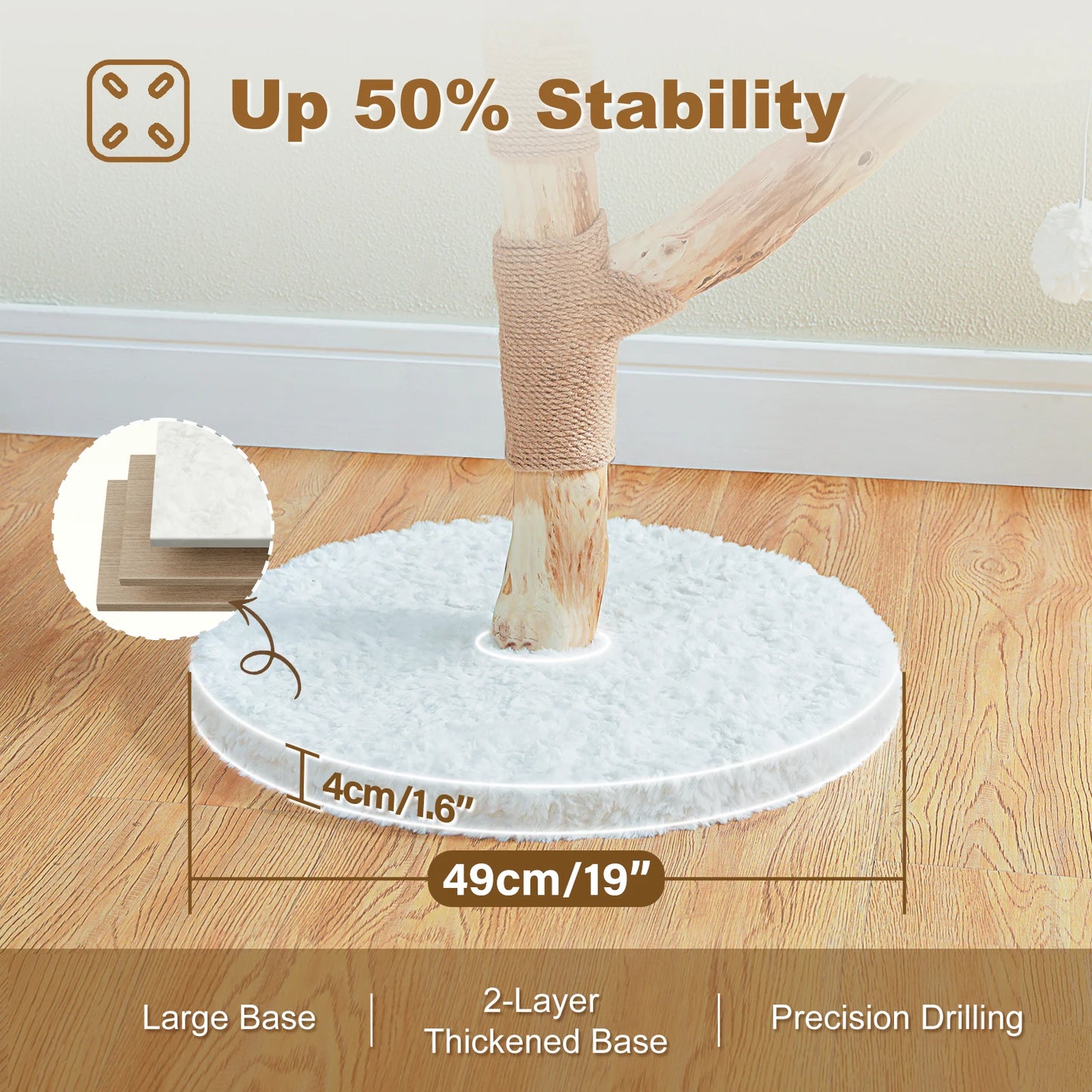 PAWZ Road Flower Cat Tree Indoor Cat Tower Scratching Posts
