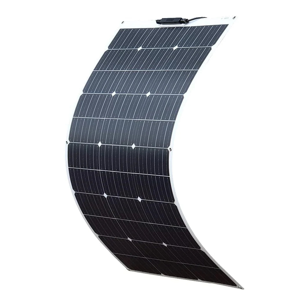BOGUANG Flexible 100W Monocrystalline Solar Panel 12V 24V Battery