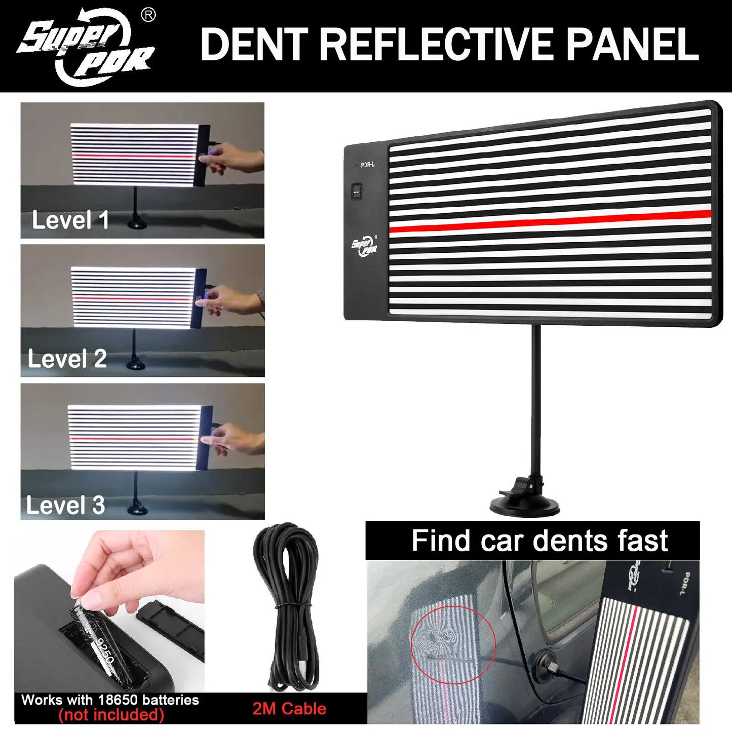 PDR Dent Removal Tool Car Dent Repair Kit Professional Grade