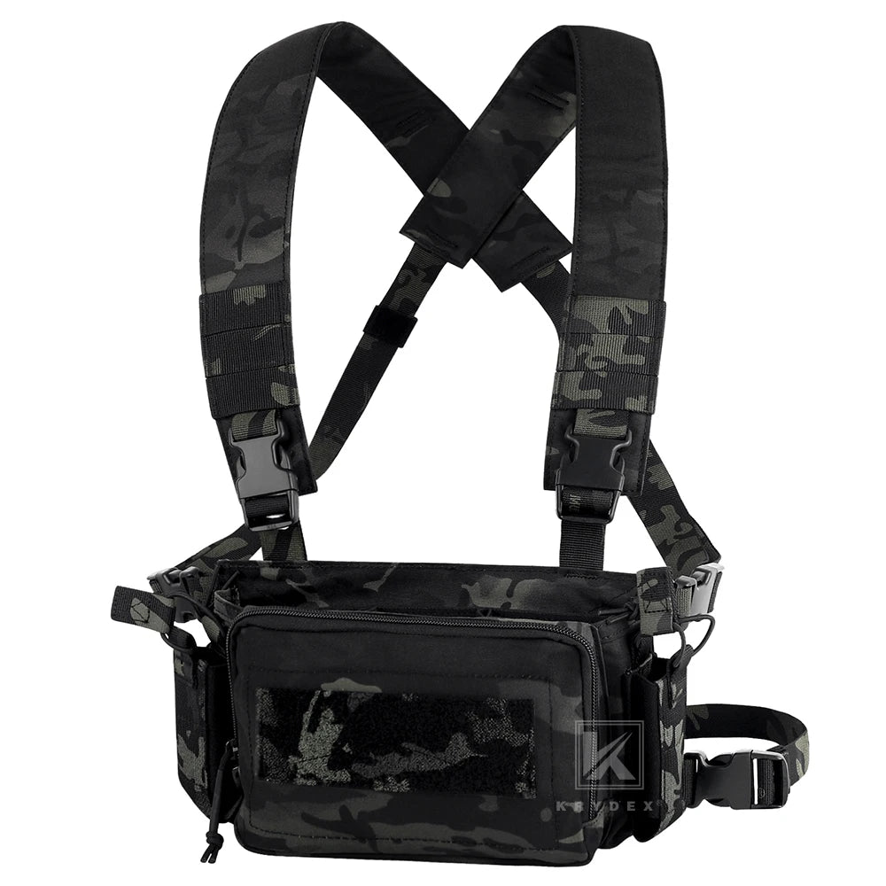 KRYDEX Tactical D3CRM Chest Rig With Triple Magazine Pouches