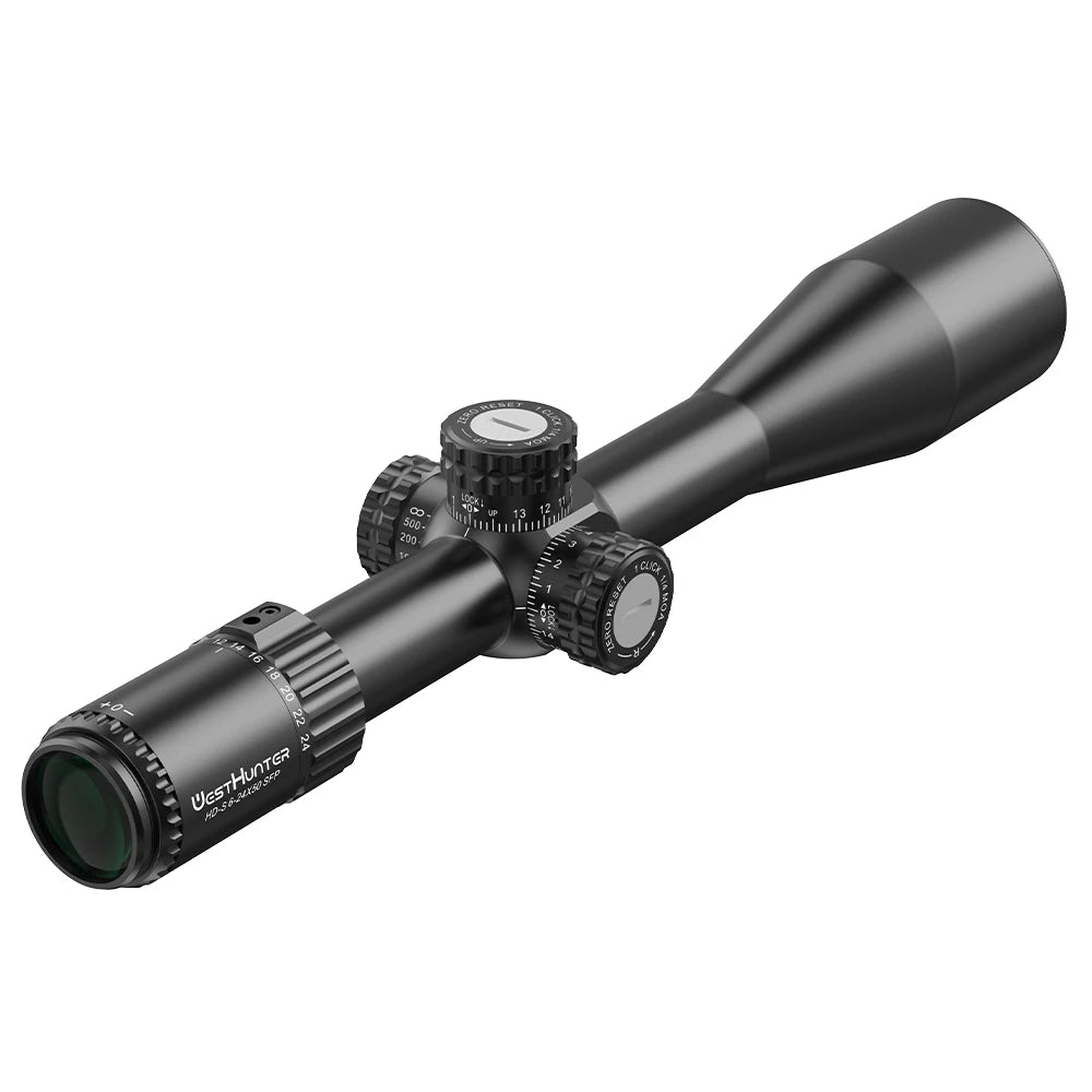 WestHunter 6-24X50 SFP Riflescope With Reset Lock Turrets For Hunting