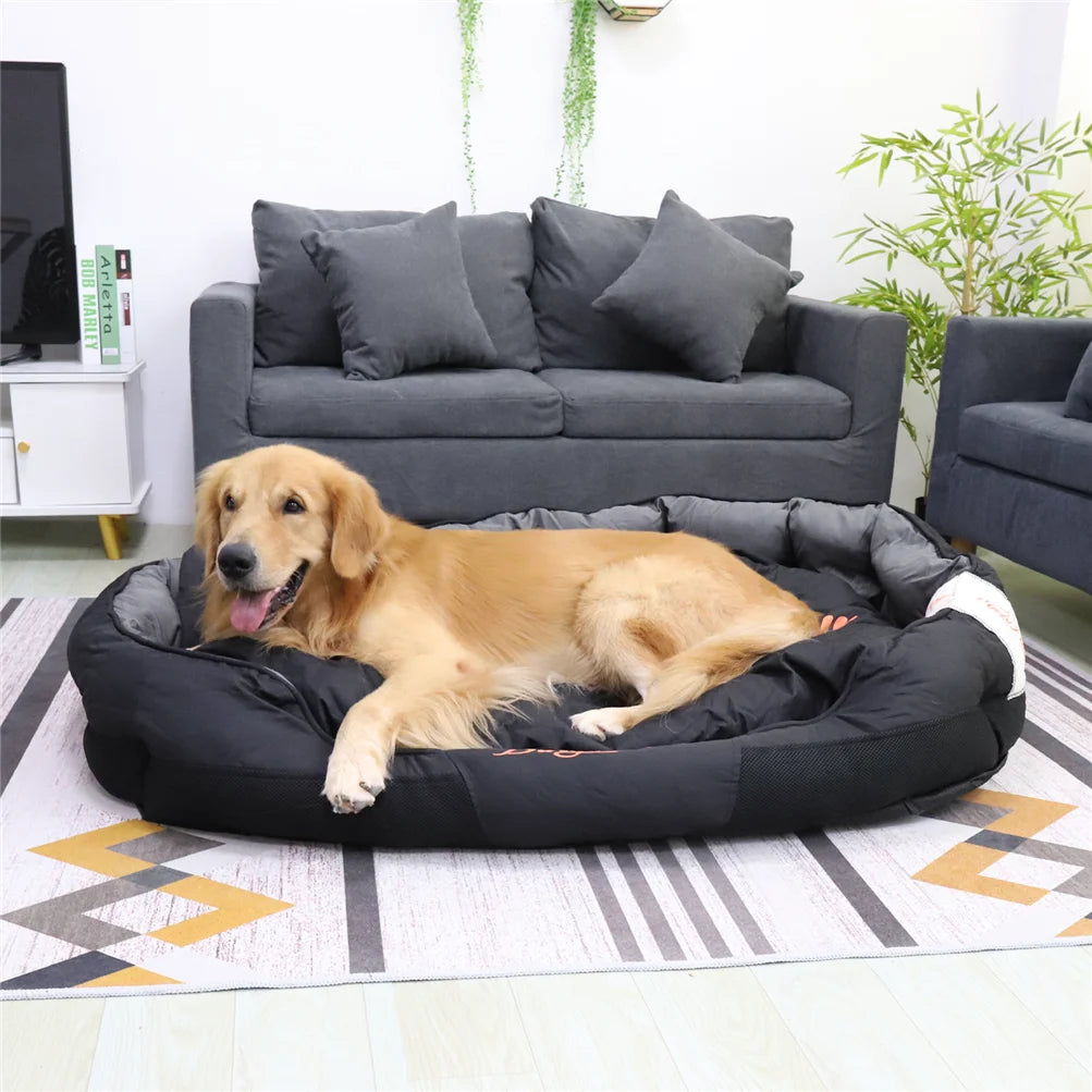 BINGOPAW Calming Oxford Dog Bed With Removable Washable Cover