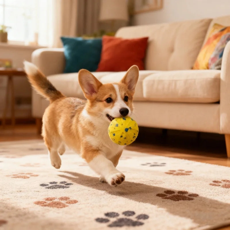 Booteely Dog Interactive Ball Toy With Automatic Vibrating Action
