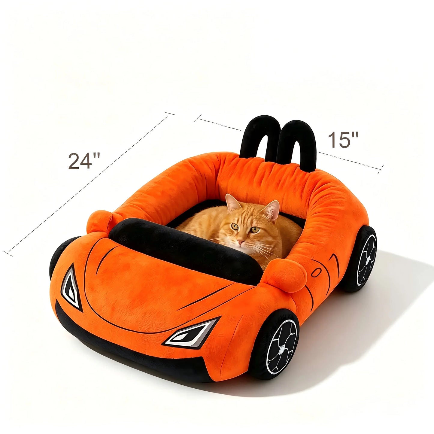 CWV Cute Cat Bed Supercar Style Cozy Washable Pet Mat