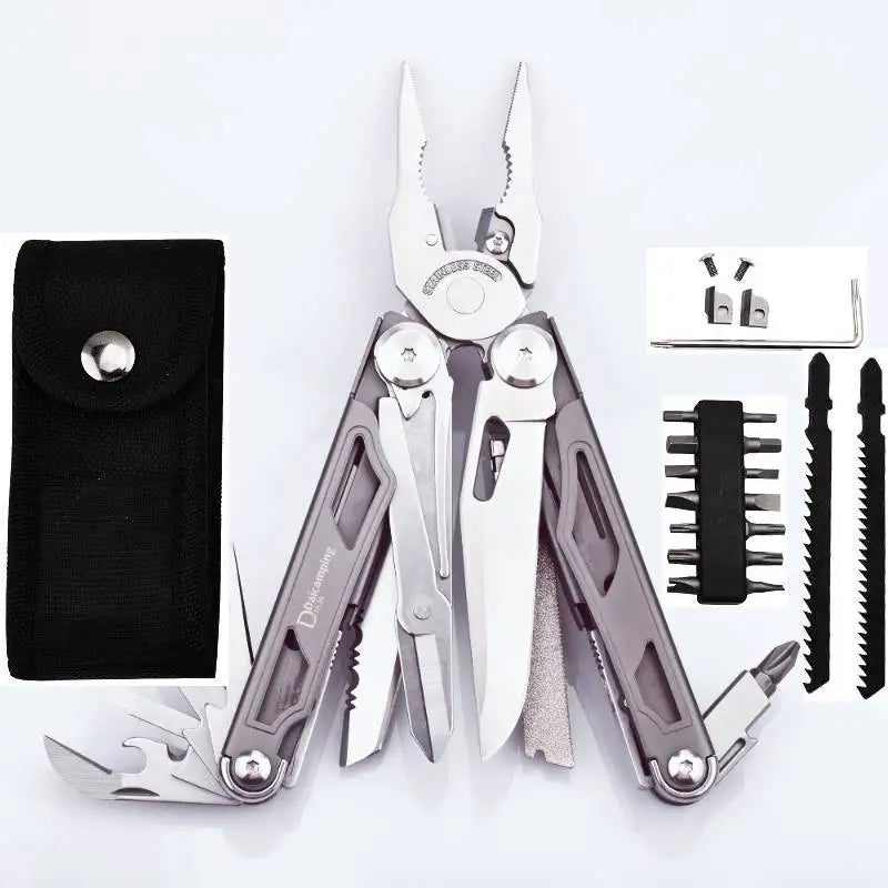 Daicamping DL30 Multitools Hand Diy Multi Tools Multi-tool Clamp Folding Knives Scissor Cutters EDC Survival Gear Manual Pliers