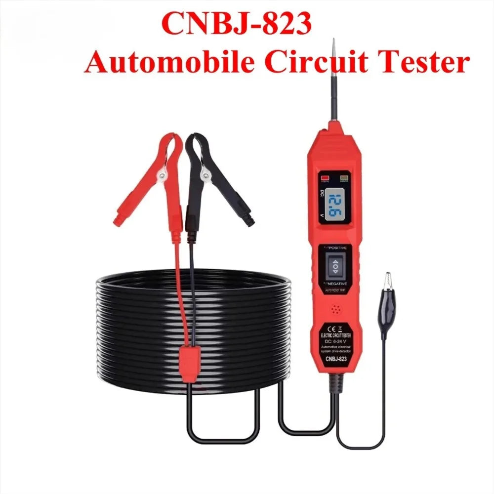Automotive Circuit Tester With Voltage Display Car Power Probe Kit