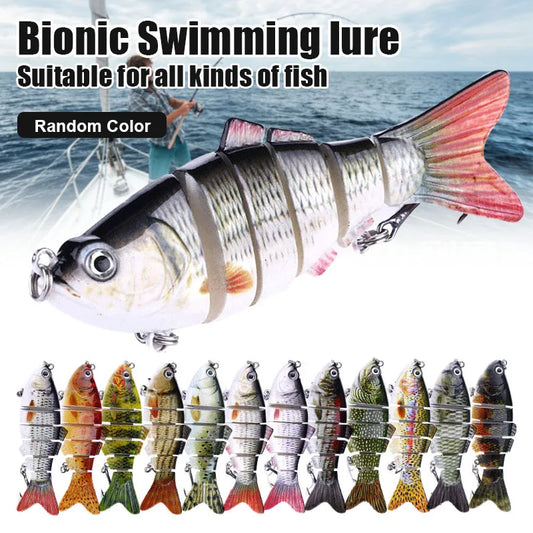 Bionic Lures Five-Piece Realistic Fish Shape Bait Set