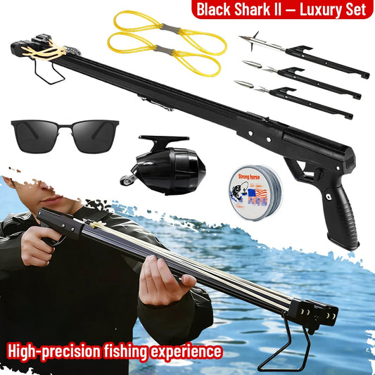 Aluminum Fishing Slingshot Rod With Reel For Long Distance