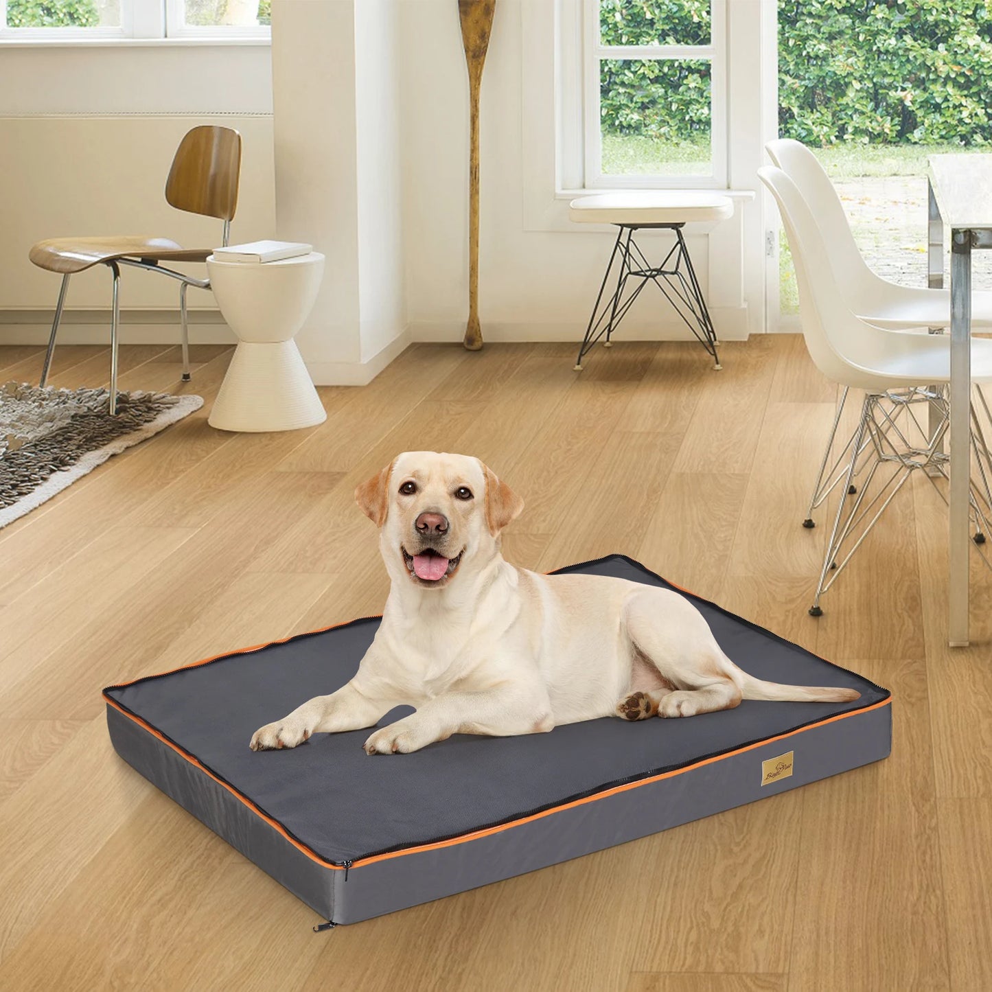 BINGOPAW Orthopedic Memory Foam Dog Bed With Washable Cover