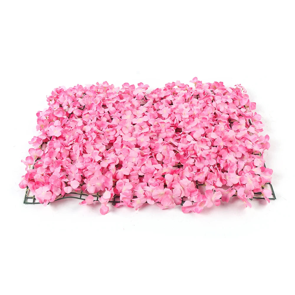 Elegant Silk Rose Flower Wall Panels For Wedding Decor