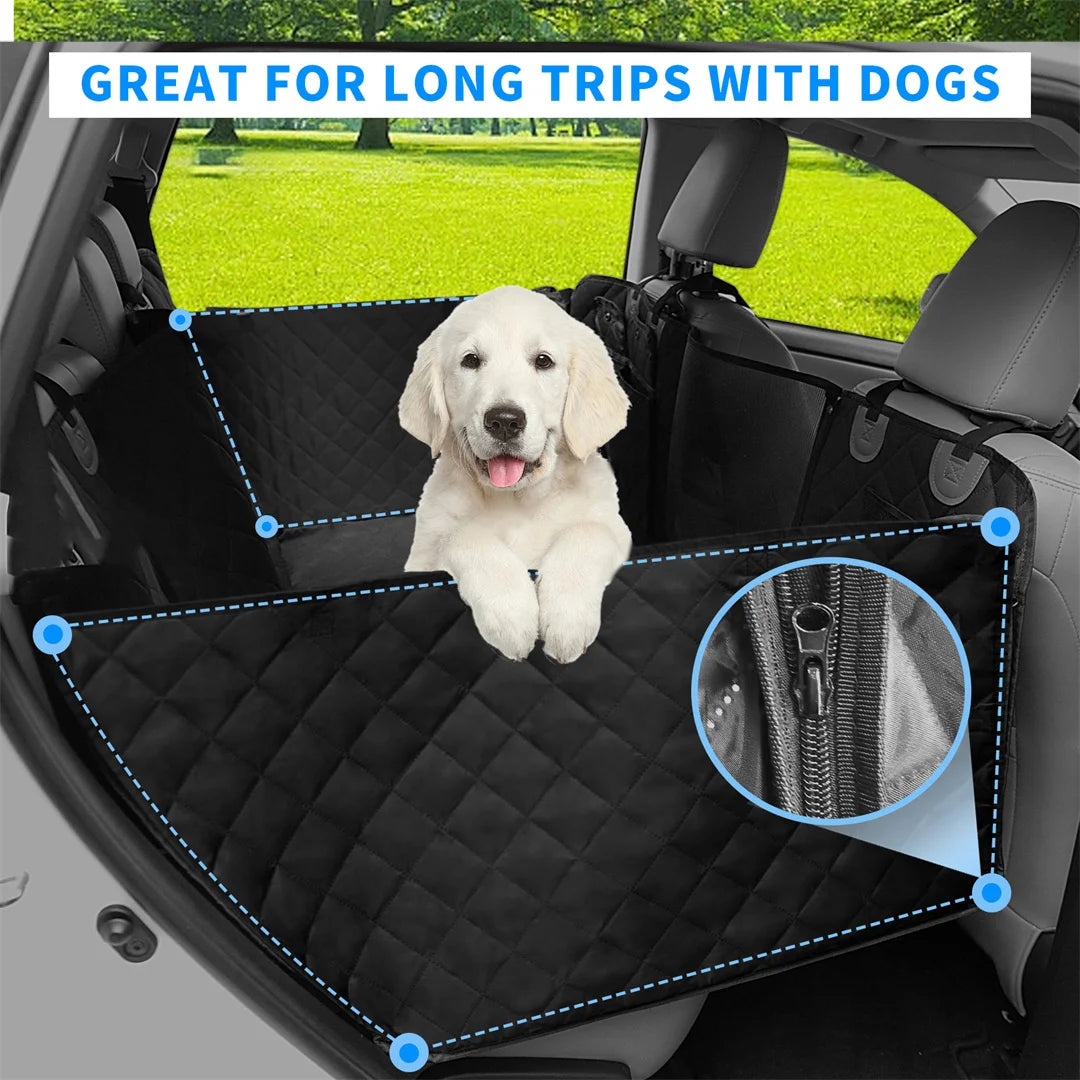 BINGOPAW Waterproof Dog Car Seat Cover Hammock Scratch Resistant For Back Seat