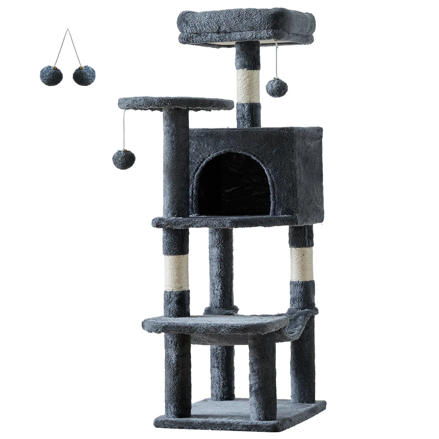 JHK Cat Tree Tall Multi Cat Climbing Tower Indoor Furniture