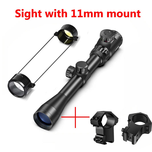 Bestsight Illuminated Tactical Rifle Scope With Hunting Reticle
