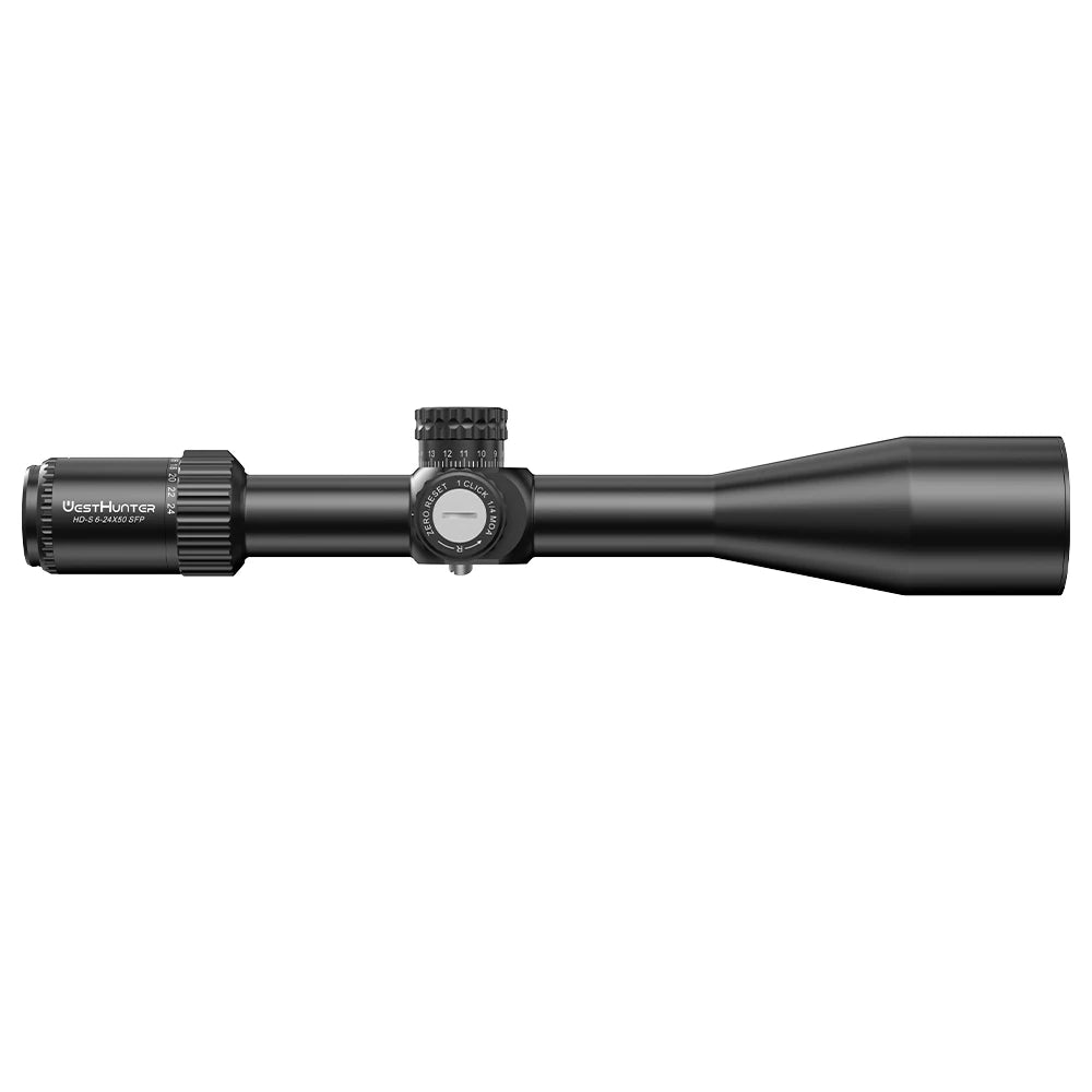 WestHunter 6-24X50 SFP Riflescope With Reset Lock Turrets For Hunting