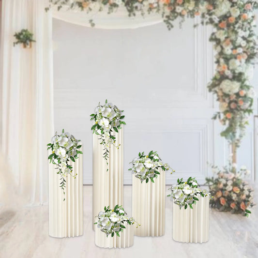 NONECN Wedding Centerpieces Cardboard Vases Set For Party Tables