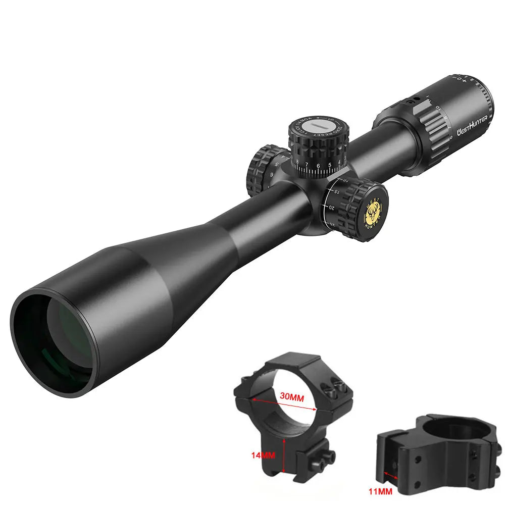 WestHunter 6-24X50 SFP Riflescope With Reset Lock Turrets For Hunting